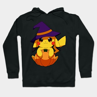 Witch And Pumpkin Halloween Hoodie